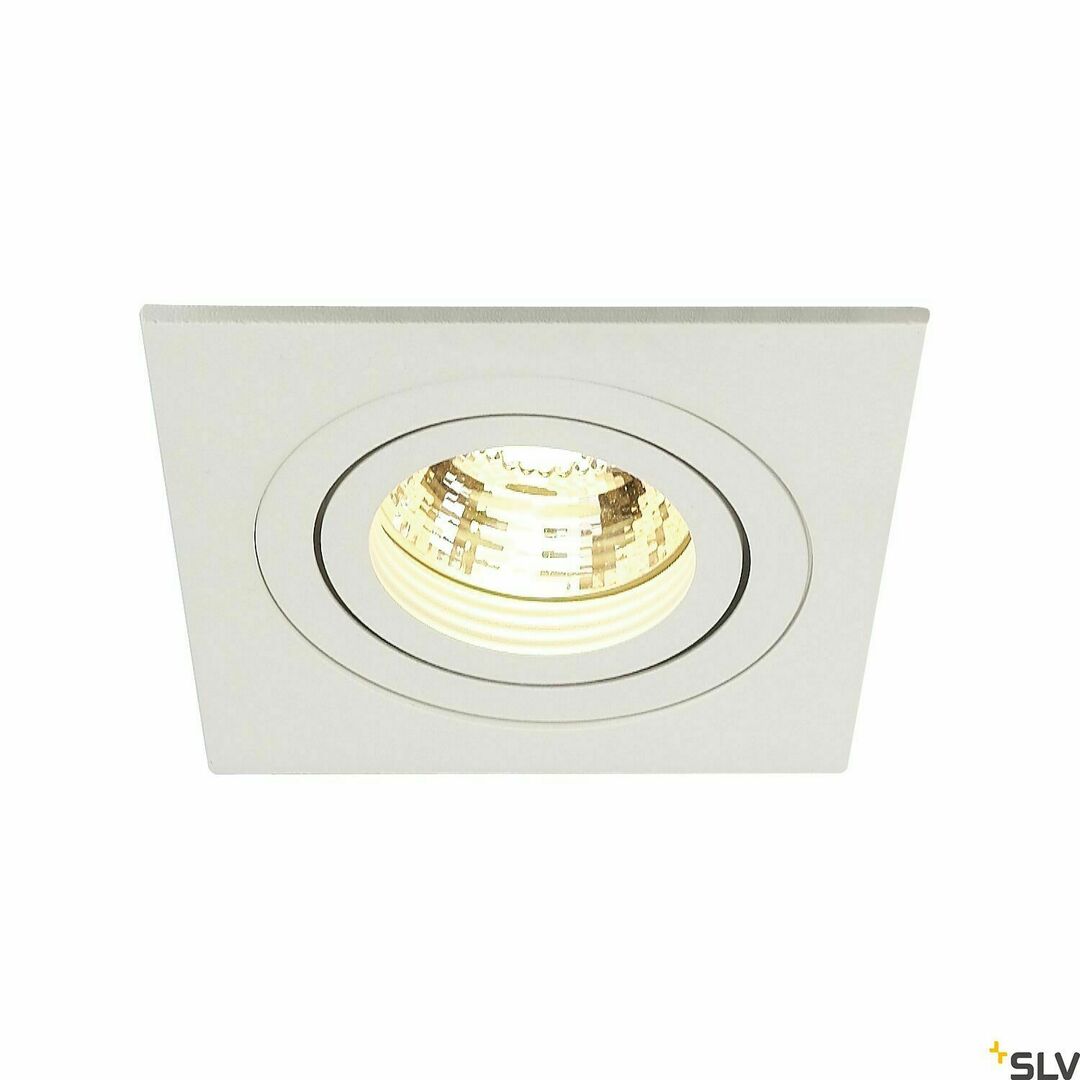 Obejrzyj Oprawa wpuszczana SLV New Tria 1 biała GU10 50W 230V 113511 Oprawa wpuszczana SLV New Tria 1 biała GU10 50W 230V 113511