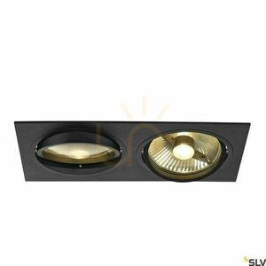 Oprawa wpuszczana SLV NEW TRIA 2 czarna ES111 75W 230V 113840 small 0