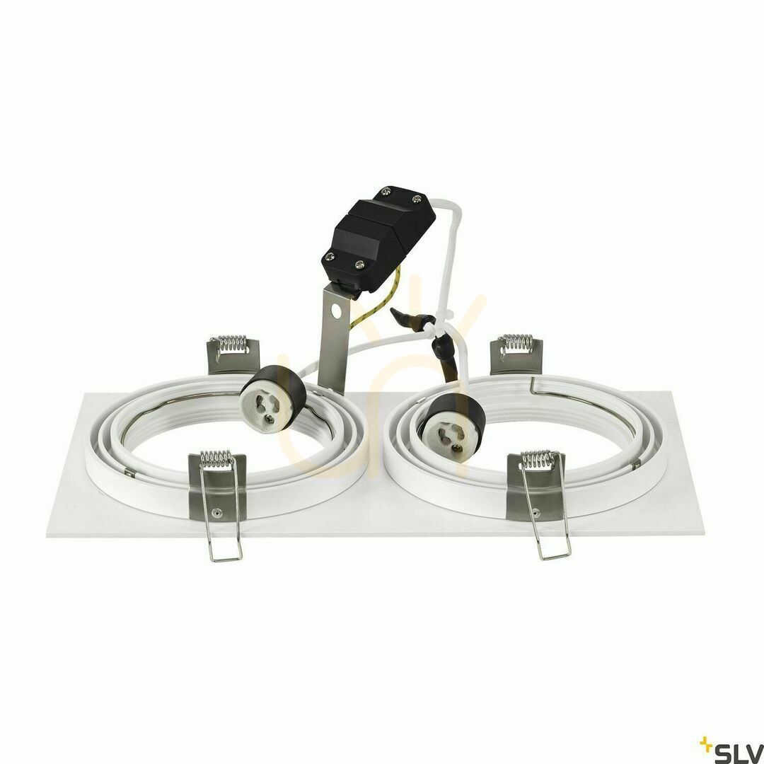 Zobacz Oprawa wpuszczana SLV NEW TRIA 2 ES111 biała 75W 230V 113841 Oprawa wpuszczana SLV NEW TRIA 2 ES111 biała 75W 230V 113841