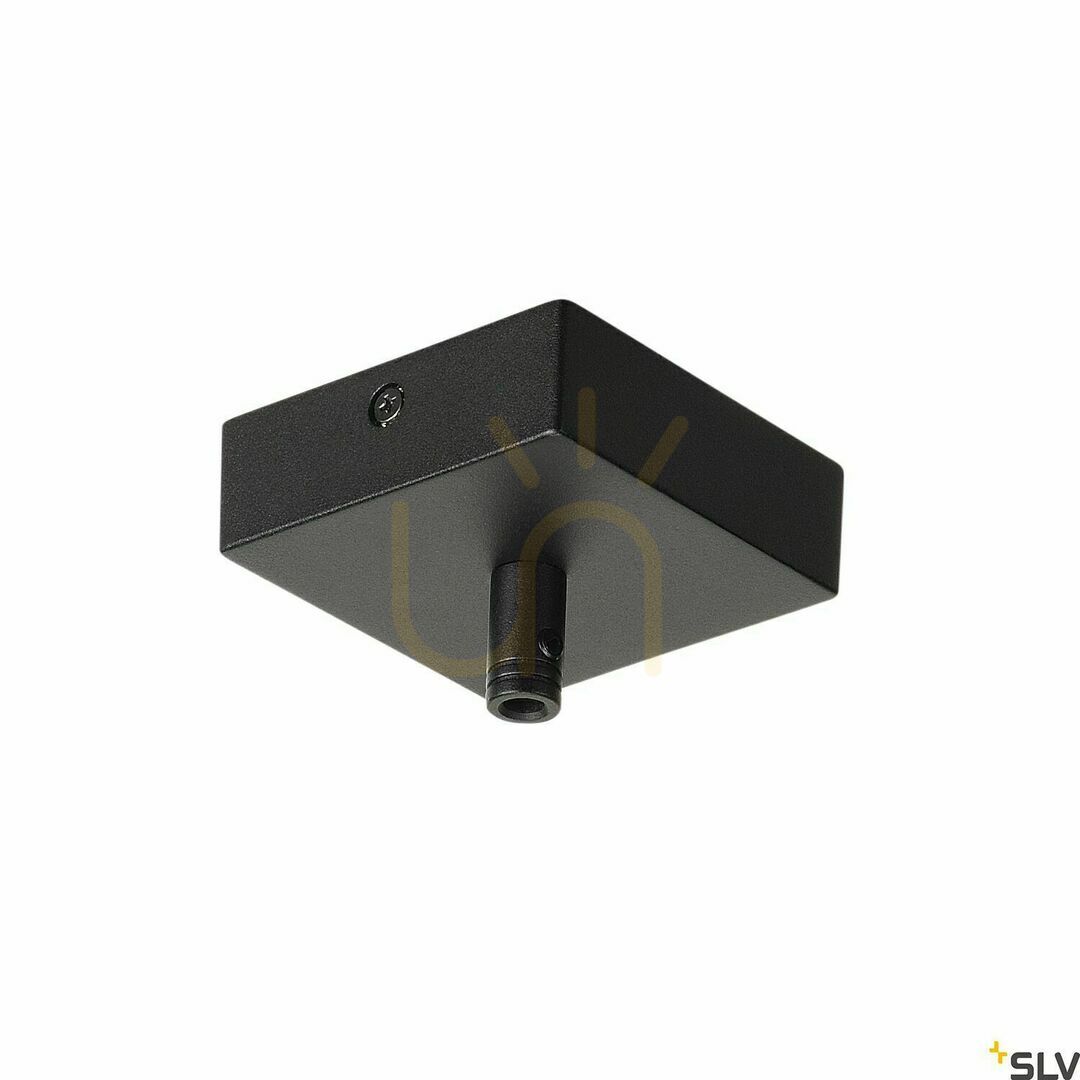 Sprawdź Rozeta sufitowa SLV GLENOS II czarna 8,5 cm 210060 Rozeta sufitowa SLV GLENOS II czarna 8,5 cm 210060