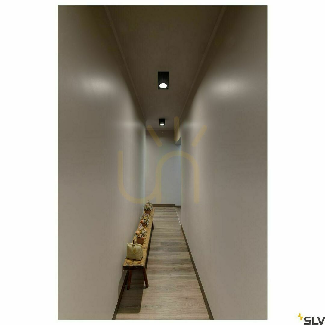 Wyświetl Lampa sufitowa SLV TRILEDO SQUARE CL 113940 czarna LED 7,6W 3000K 640 lm Lampa sufitowa SLV TRILEDO SQUARE CL 113940 czarna LED 7,6W 3000K 640 lm