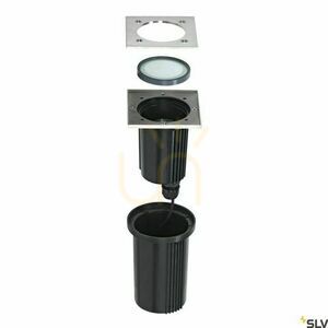 Oprawa wpuszczana zewnętrzna SLV DASAR EXACT GU10 stal nierdzewna 35W IP67 228434 small 1
