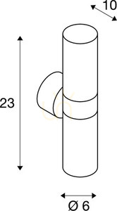 Lampa ścienna zewnętrzna SLV ASTINA antracyt IP44 11W 230V 228775 5 Lampa ścienna zewnętrzna SLV ASTINA antracyt IP44 11W 230V 228775 small 5