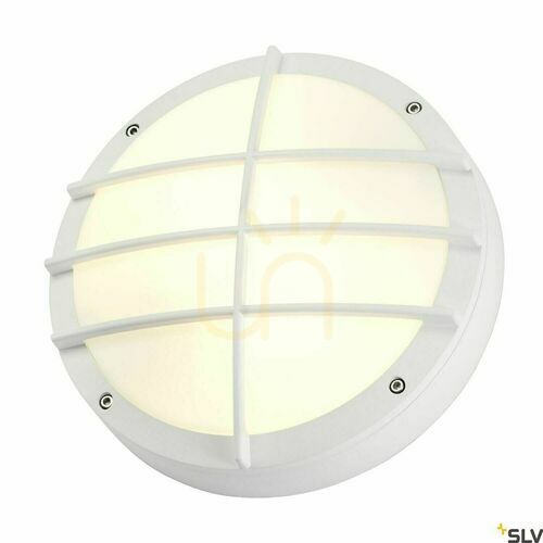 Sprawdź Kinkiet zewnętrzny SLV BULAN GRID biały 27,5 cm IP55 229081