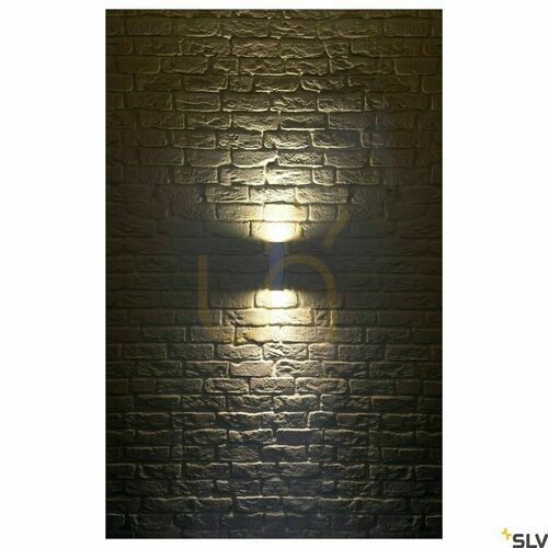 Sprawdź Lampa ogrodowa ścienna SLV THEO up/down szara IP44 35W 229532