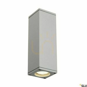 Lampa ogrodowa ścienna SLV THEO up/down szara IP44 35W 229532 small 7