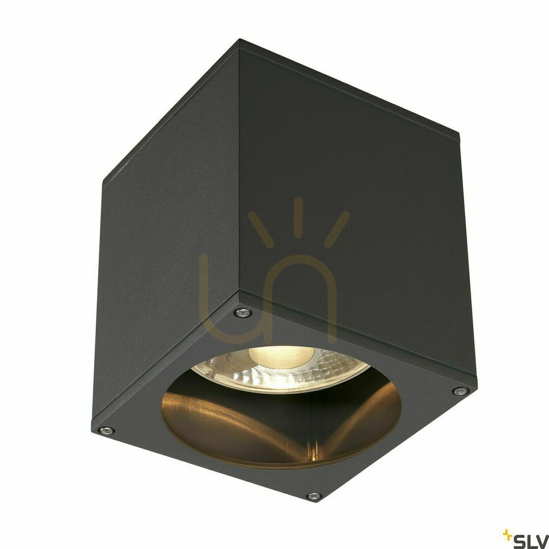 Sprawdź Plafon zewnętrzny SLV BIG THEO antracyt IP44 13x13x15 cm 229555 Plafon zewnętrzny SLV BIG THEO antracyt IP44 13x13x15 cm 229555
