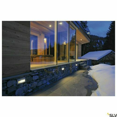 Sprawdź Oprawa wpuszczana zewnętrzna SLV BRICK LED szara 1,4W 3000K IP54 229702