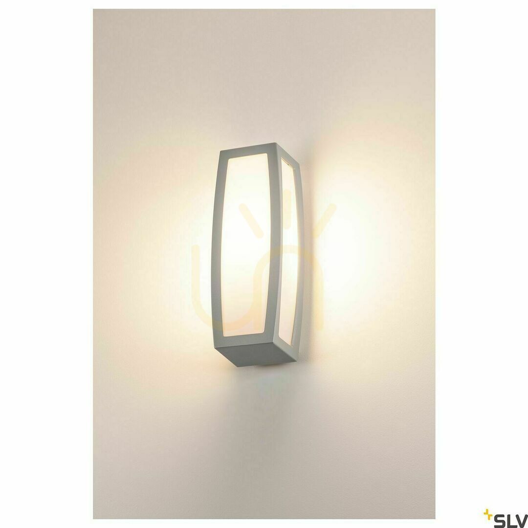 Wyświetl Kinkiet zewnętrzny SLV MERIDIAN szary aluminium IP54 25W 230044 Kinkiet zewnętrzny SLV MERIDIAN szary aluminium IP54 25W 230044