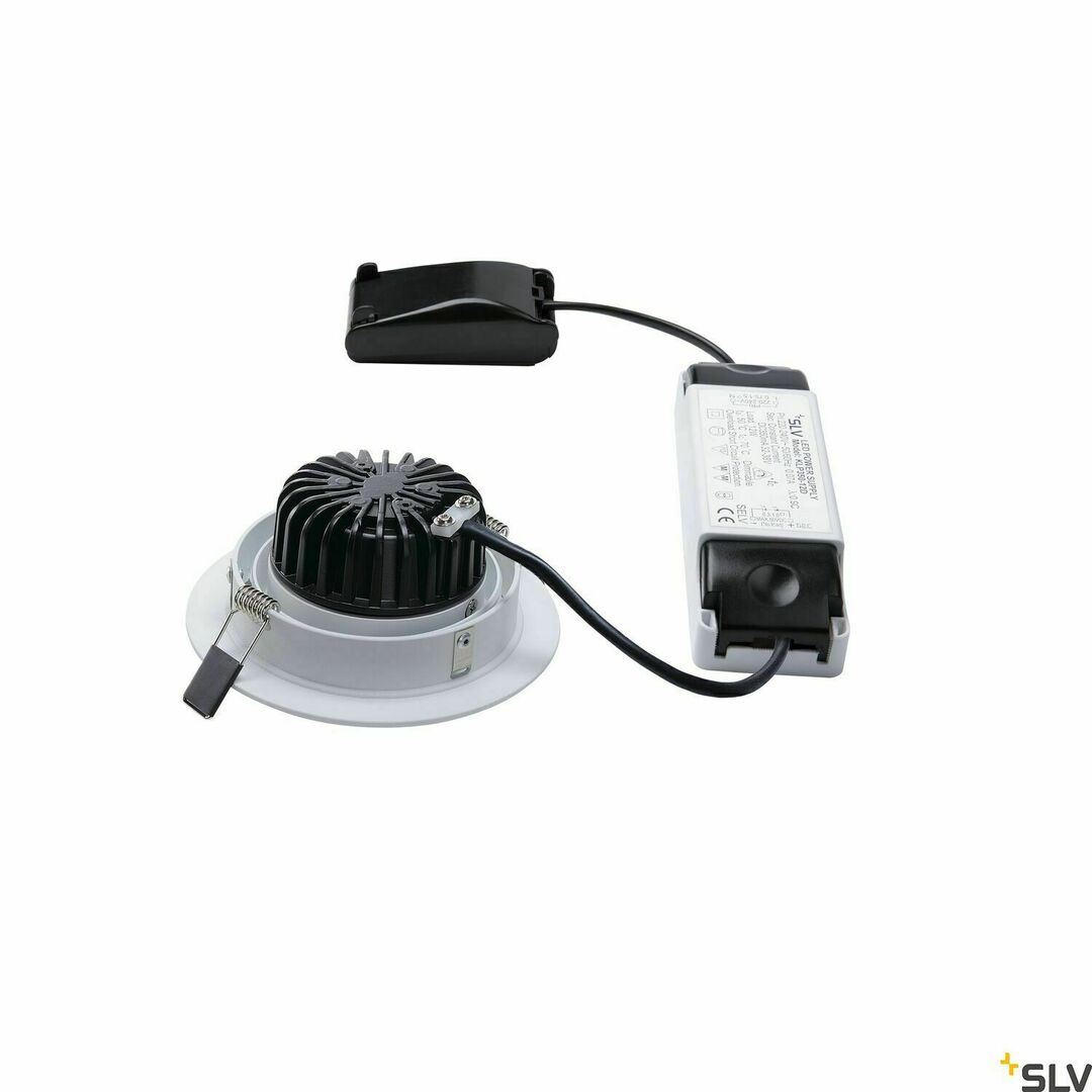 Zobacz Oprawa wpuszczana SLV NEW TRIA 1 SET biała LED 14W 2700K 114221 Oprawa wpuszczana SLV NEW TRIA 1 SET biała LED 14W 2700K 114221
