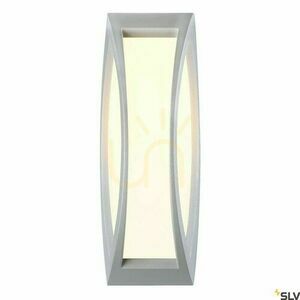 Lampa ścienna i sufitowa zewnętrzna SLV MERIDIAN 2 srebrnoszara E27 IP54 25W 230444 small 1