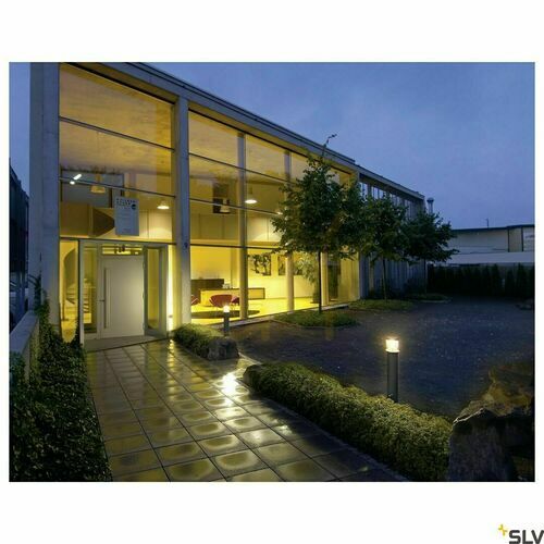 Sprawdź Słupek oświetleniowy SLV OTOS GLAS antracyt IP43 15W 93,5 cm 230465