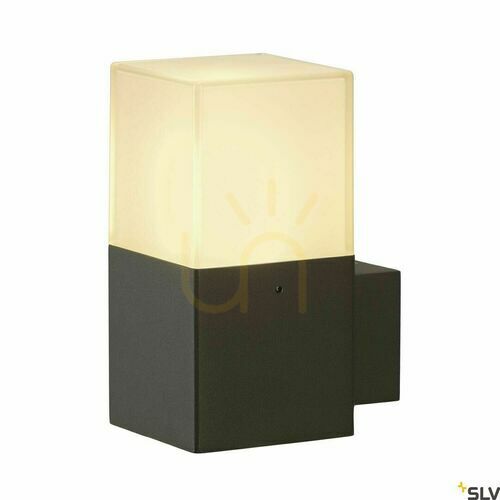 Sprawdź Lampa ścienna zewnętrzna SLV GRAFIT WL antracyt IP44 11W 231205