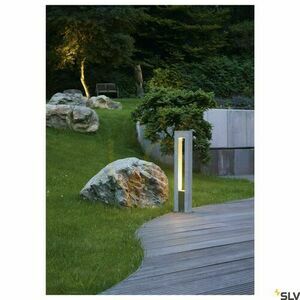 Słupek oświetleniowy SLV ARROCK ARC granit szary IP44 70,5 cm 231420 small 3