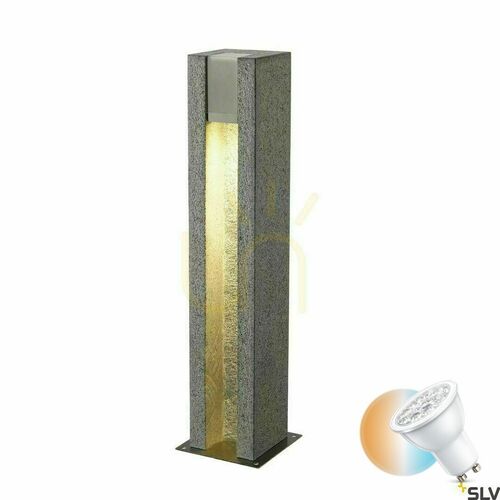 Sprawdź Słupek oświetleniowy SLV ARROCK SLOT granit szary IP44 70,5 cm 231440