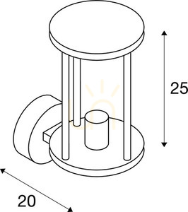 Lampa ścienna zewnętrzna SLV PHOTONIA 232045 antracyt IP55 E27 60W 3 Lampa ścienna zewnętrzna SLV PHOTONIA 232045 antracyt IP55 E27 60W small 3