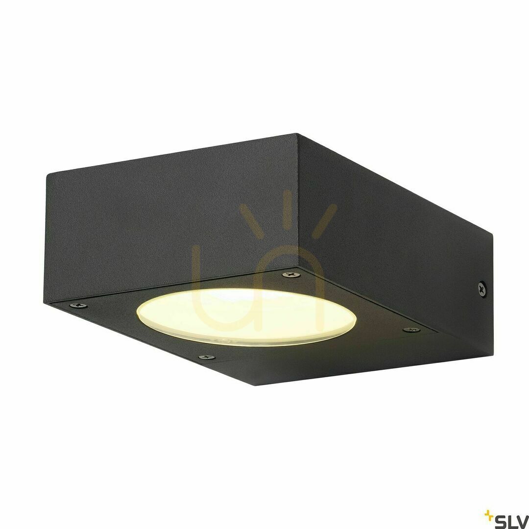 Sprawdź Lampa ścienna zewnętrzna SLV QUADRASYL WL 15 antracyt IP44 232285 Lampa ścienna zewnętrzna SLV QUADRASYL WL 15 antracyt IP44 232285