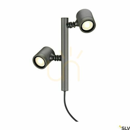 Sprawdź Słupek oświetleniowy SLV MYRA 2 antracyt IP44 4,5W 233185