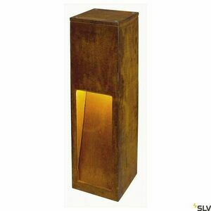 Słupek oświetleniowy SLV RUSTY SLOT 50 rdzawy IP55 9W 3000K 233447 small 1