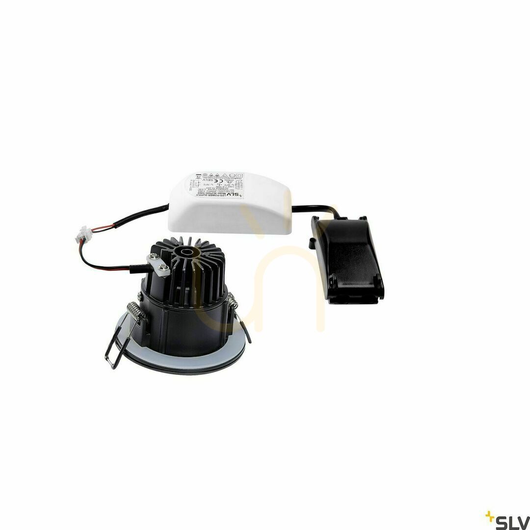 Zobacz Oprawa wpuszczana zewnętrzna SLV PATTA-F 114440 czarna LED 11W 3000K IP65 okrągła Oprawa wpuszczana zewnętrzna SLV PATTA-F 114440 czarna LED 11W 3000K IP65 okrągła