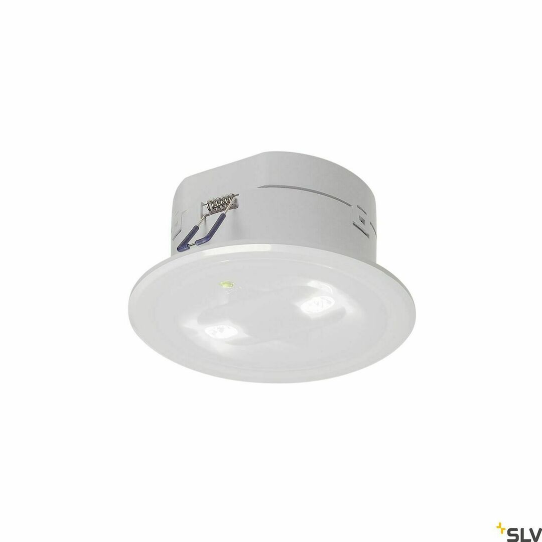 Sprawdź Oprawa wpuszczana awaryjna SLV P-LIGHT 5W 6000K biała 240006 Oprawa wpuszczana awaryjna SLV P-LIGHT 5W 6000K biała 240006