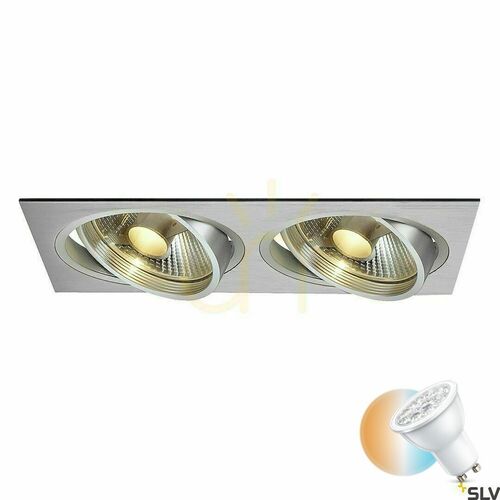 Sprawdź Oprawa wpuszczana SLV NEW TRIA 2 ES111 aluminium 111382
