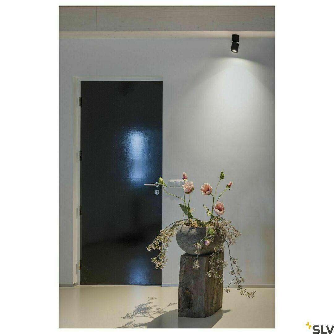 Obejrzyj Lampa sufitowa SLV SUPROS 78 czarna 12W 3000K 700lm 116330 Lampa sufitowa SLV SUPROS 78 czarna 12W 3000K 700lm 116330