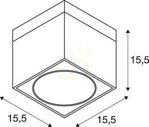 Lampa sufitowa SLV KARDAMOD ES111 biała 15,5 cm 75W 117101 3 Lampa sufitowa SLV KARDAMOD ES111 biała 15,5 cm 75W 117101 small 3