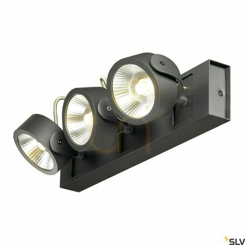Sprawdź Lampa natynkowa SLV KALU 44W 3400lm 3000K czarna 1000131