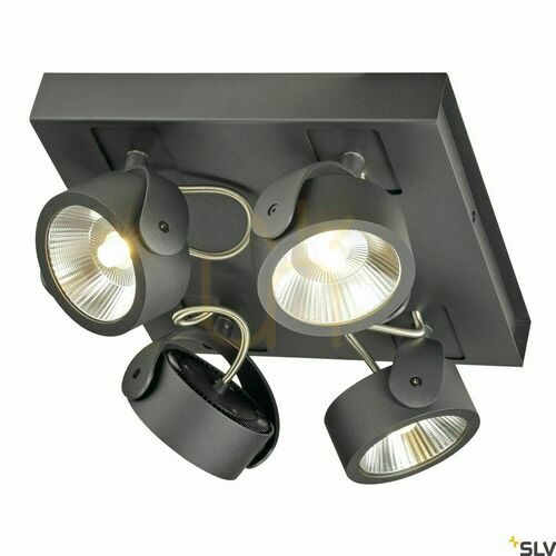 Sprawdź Lampa natynkowa SLV KALU 1000135 czarna LED 60W 4000lm 3000K IP20