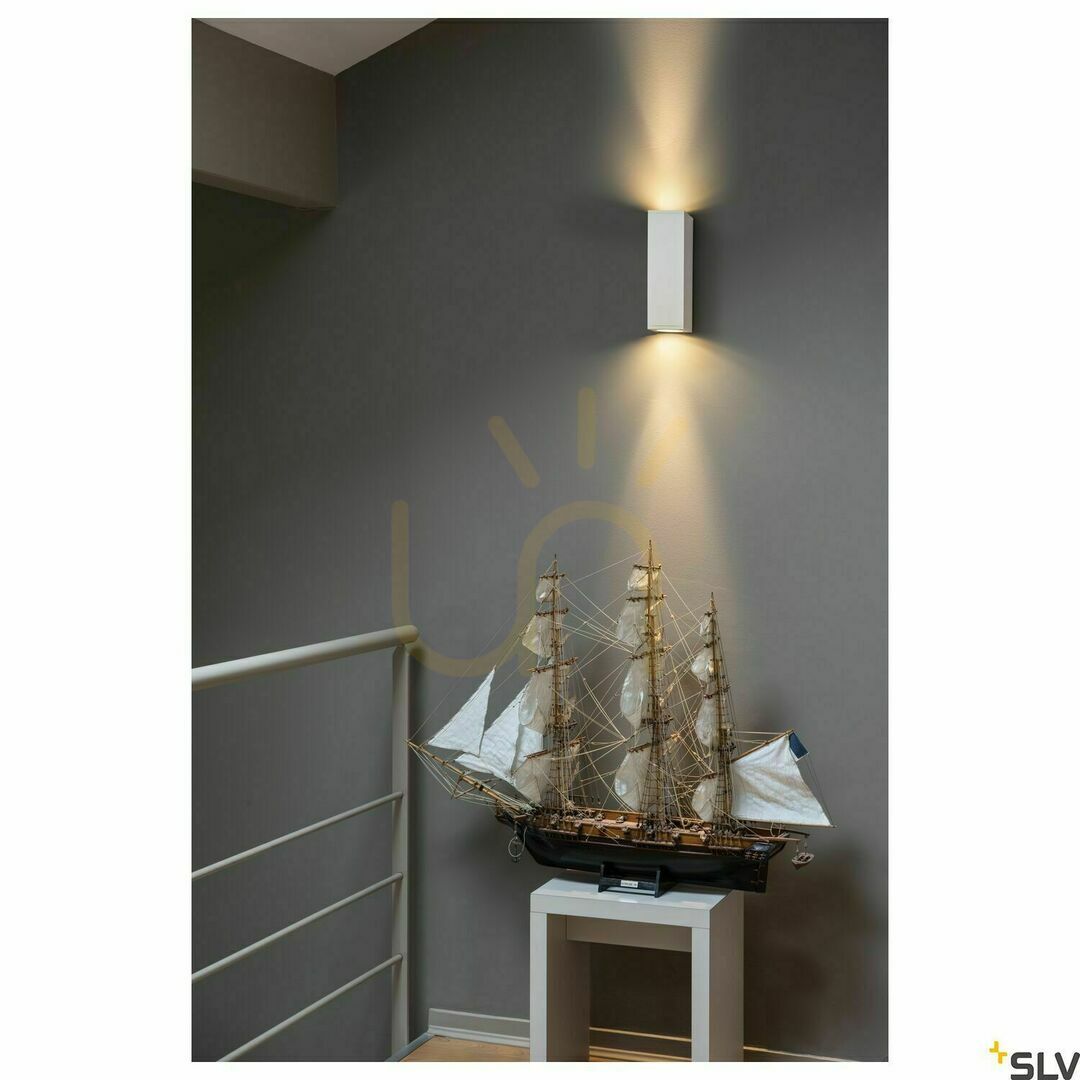 Obejrzyj Lampa natynkowa ścienna SLV THEO UP/DOWN biała GU10 50W 1000327 Lampa natynkowa ścienna SLV THEO UP/DOWN biała GU10 50W 1000327