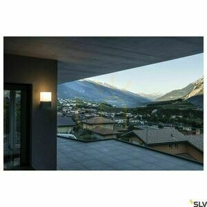 Lampa ścienna zewnętrzna SLV Square Wall stal nierdzewna IP44 20W 1000336 small 3