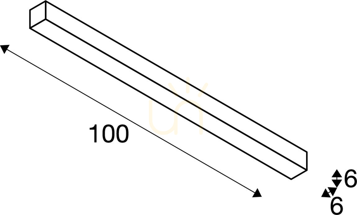 Wyświetl Lampa sufitowa SLV Q-LINE CL biała 46W 4000K 100 cm 1000688 Lampa sufitowa SLV Q-LINE CL biała 46W 4000K 100 cm 1000688
