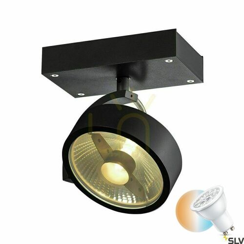 Sprawdź Oprawa wpuszczana SLV KALU 1000702 czarna QPAR111 75W aluminium