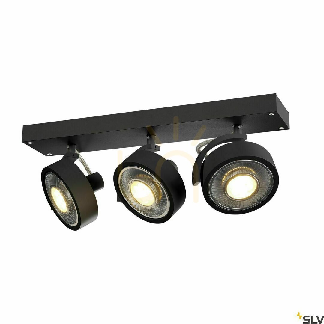 Obejrzyj Oprawa wpuszczana SLV KALU 1000704 czarna 75W QPAR111 aluminium Oprawa wpuszczana SLV KALU 1000704 czarna 75W QPAR111 aluminium