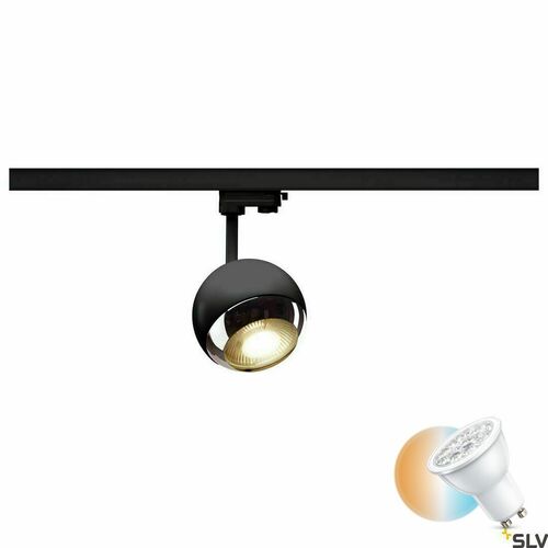 Sprawdź Reflektor do szynoprzewodu 3-fazowego SLV Light Eye 150 GU10 czarny 1000707