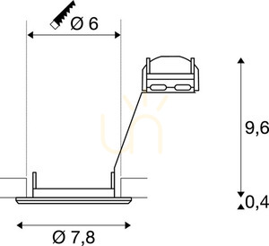 Oprawa wpuszczana SLV PIKA 1000717 szara GU10 50W 230V IP20 2 Oprawa wpuszczana SLV PIKA 1000717 szara GU10 50W 230V IP20 small 2