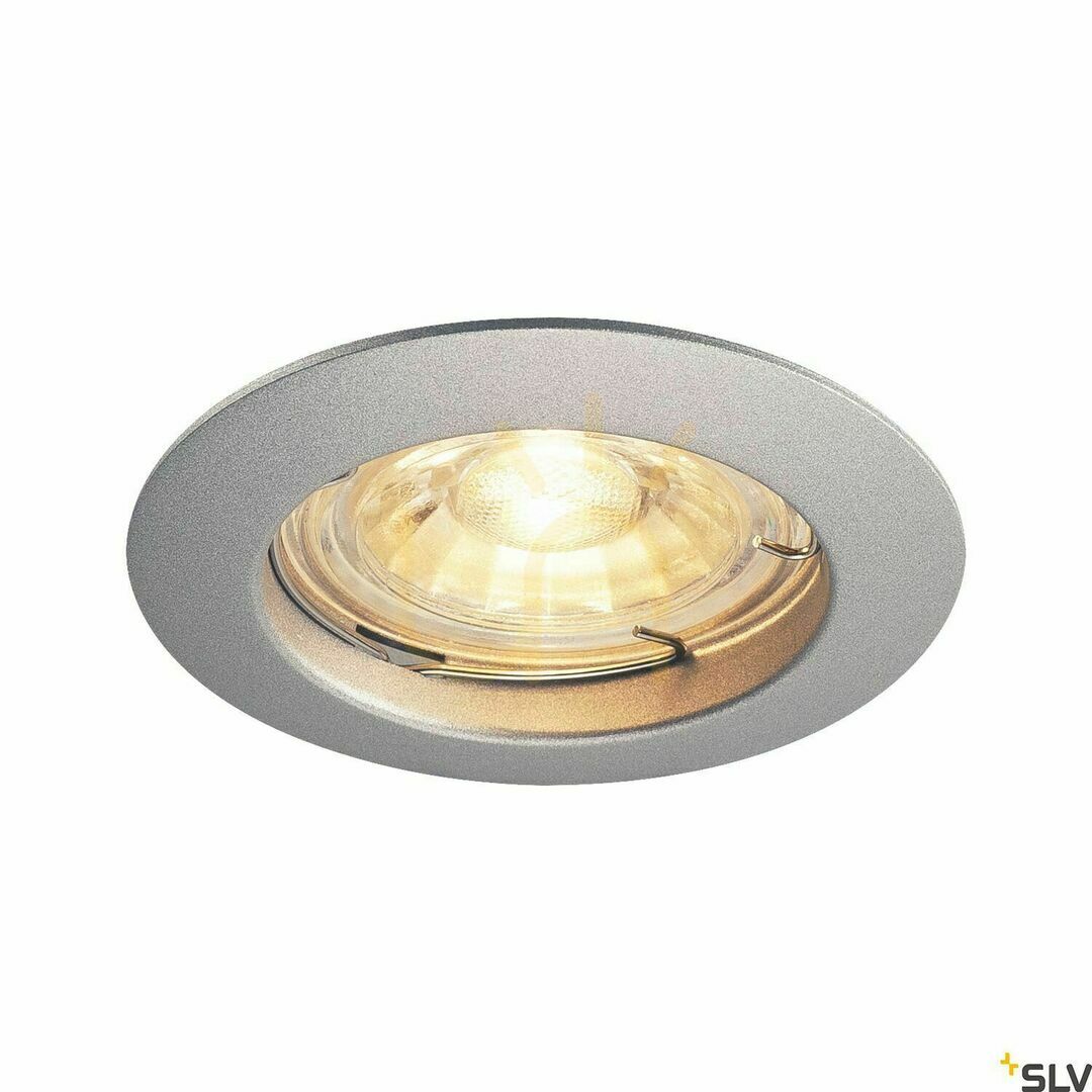 Wyświetl Oprawa wpuszczana SLV PIKA 1000717 szara GU10 50W 230V IP20 Oprawa wpuszczana SLV PIKA 1000717 szara GU10 50W 230V IP20