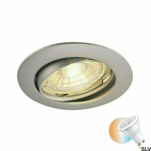 Oprawa wpuszczana SLV PIKA 1000721 szara GU10 50W 230V IP20 small 0