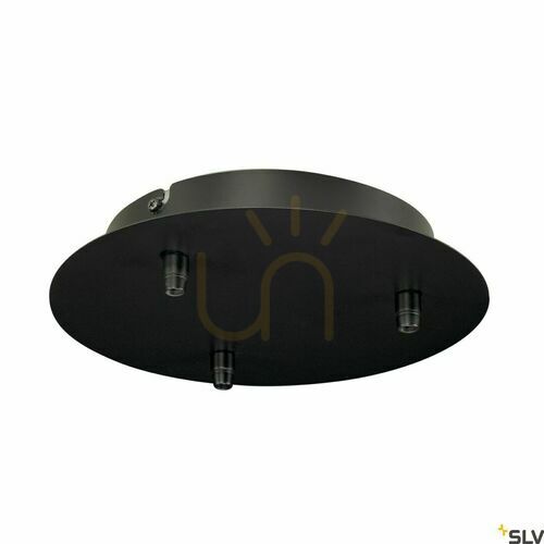 Sprawdź Rozeta sufitowa SLV FITU czarna 22 cm 132610