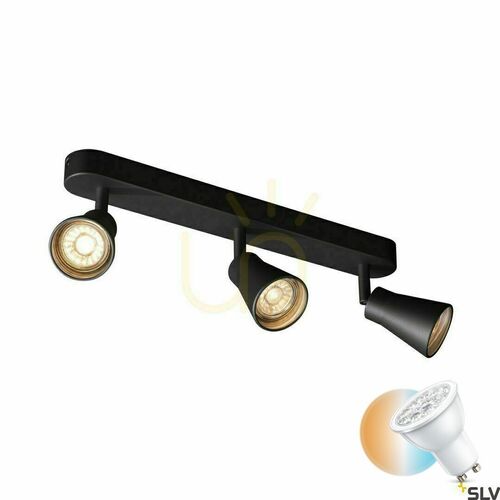 Sprawdź Oprawa wpuszczana SLV AVO Triple czarna GU10 3x50W 1000892