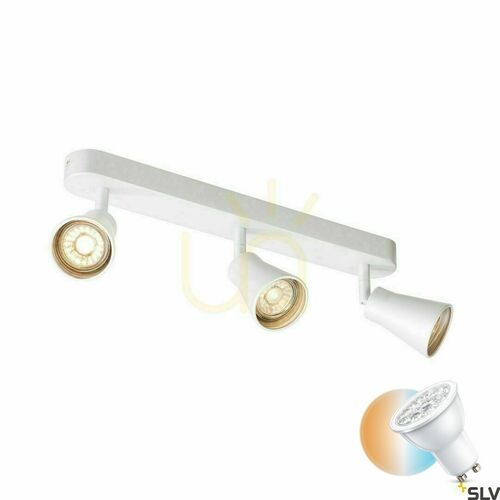 Sprawdź Oprawa wpuszczana SLV AVO Triple biała GU10 3x50W 1000893