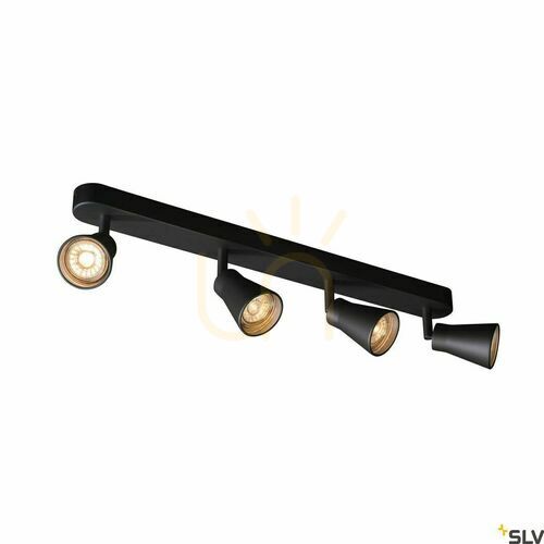 Sprawdź Oprawa wpuszczana SLV AVO Quad czarna GU10 4x50W 1000895