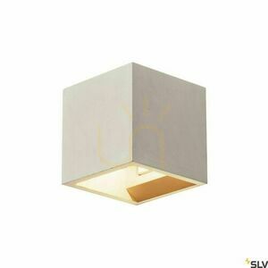 Lampa natynkowa ścienna SLV Solid Cube szara beton G9 25W 1000910 small 0