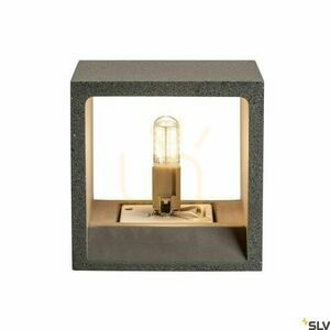 Lampa natynkowa SLV Solid Cube czarna betonowa 11,5 cm G9 1000911 small 1