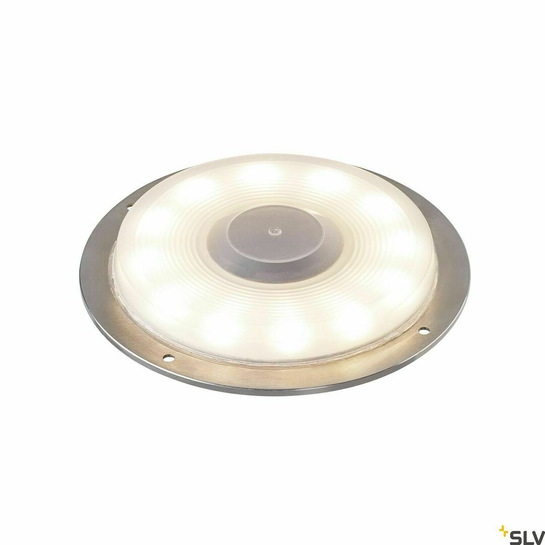 Zobacz Oprawa najazdowa LED SLV BIG PLOT 5,5W 500 lm 3000K IP67 srebrna 1001256 Oprawa najazdowa LED SLV BIG PLOT 5,5W 500 lm 3000K IP67 srebrna 1001256
