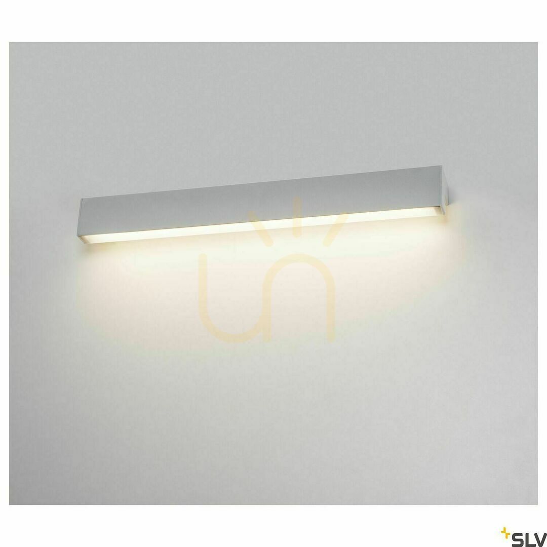 Obejrzyj Lampa natynkowa SLV L-LINE 60 LED 10W 3000K srebrna IP44 1001300 Lampa natynkowa SLV L-LINE 60 LED 10W 3000K srebrna IP44 1001300