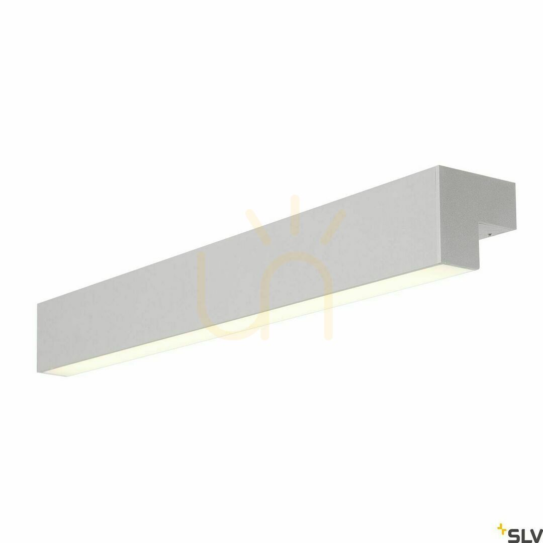 Sprawdź Lampa natynkowa SLV L-LINE 60 LED 10W 3000K srebrna IP44 1001300 Lampa natynkowa SLV L-LINE 60 LED 10W 3000K srebrna IP44 1001300