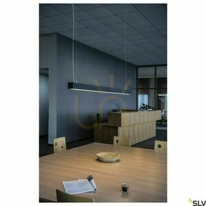 Lampa wisząca SLV Q-LINE DALI LED czarna 142 cm 47W 3000K 1001309 small 3