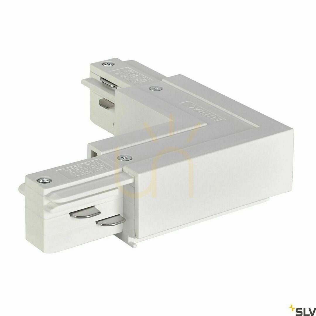 Sprawdź Łącznik kątowy z zasilaniem SLV EUTRAC 3-fazowy biały 1001521 Łącznik kątowy z zasilaniem SLV EUTRAC 3-fazowy biały 1001521